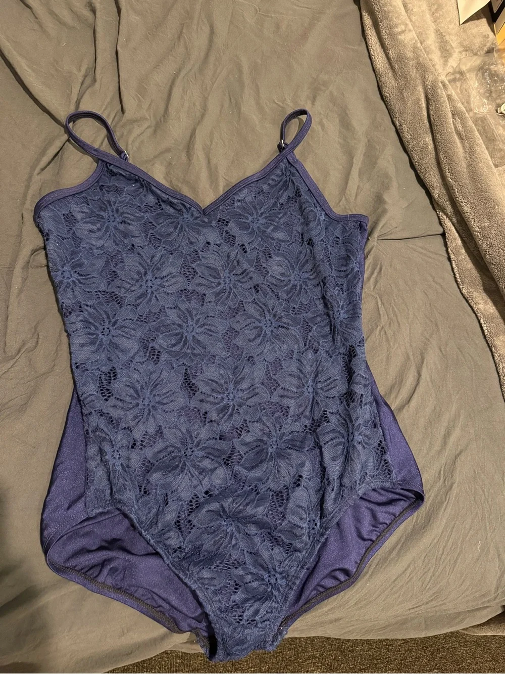 Cabela's Navy Blue Two piece dance costume size XL